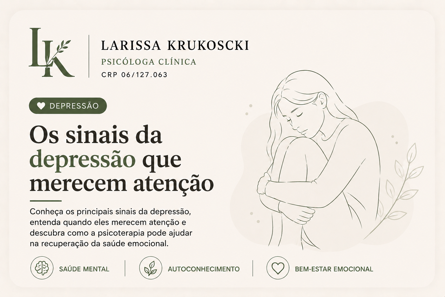 Os Sinais da Depressão que Merecem Atenção: Como Identificar e Quando Procurar Ajuda
